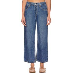 RE/DONE Loose Crop Jeans in Peyote Flow Size 29